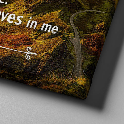 John 11:25 Canvas Wall Art Print