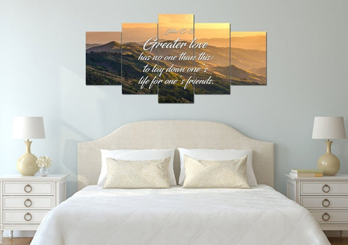 John 15:13 Canvas Wall Art Print
