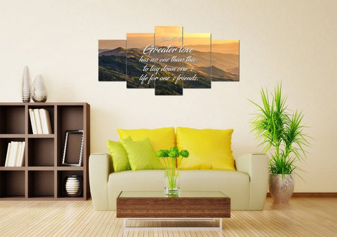 John 15:13 Canvas Wall Art Print