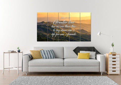 John 15:13 Canvas Wall Art Print
