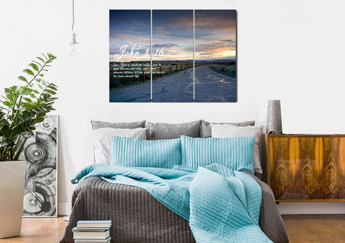 John 3:16 NIV #15 Bible Verse Canvas Wall Art