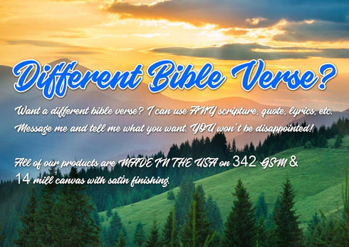 Joshua 1:9 Be Strong and Courageous Canvas Wall Art Print