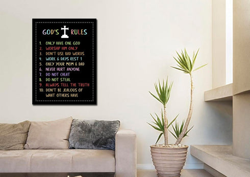Kids Can Understand & 10 Commandments #2 Wall Art