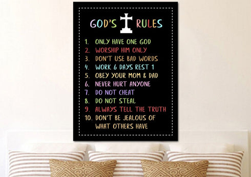 Kids Can Understand & 10 Commandments #2 Wall Art