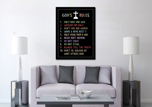 Kids Can Understand & 10 Commandments #2 Wall Art