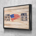 Kneel for the Fallen #9 American Flag Patriotic Wall Art
