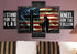 Kneel for the Flag #5 American Flag Patriotic Wall Art