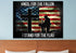 Kneel for the Flag #5 American Flag Patriotic Wall Art