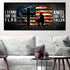Kneel for the Flag #5 American Flag Patriotic Wall Art