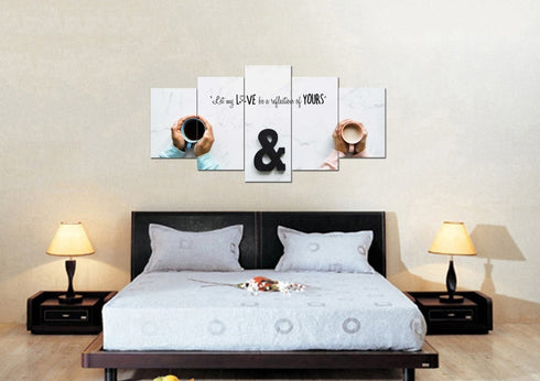 Let my Love be a Reflection of yours Canvas Wall Art Print