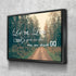 Let the Lord Direct you in the Way you Should Go Canvas Wall Art Print