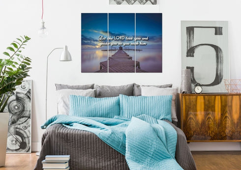 Let the Lord Lead You Canvas Wall Art Print
