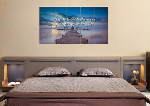 Let the Lord Lead You Canvas Wall Art Print