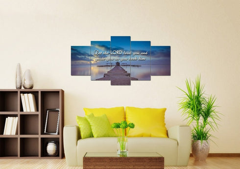 Let the Lord Lead You Canvas Wall Art Print