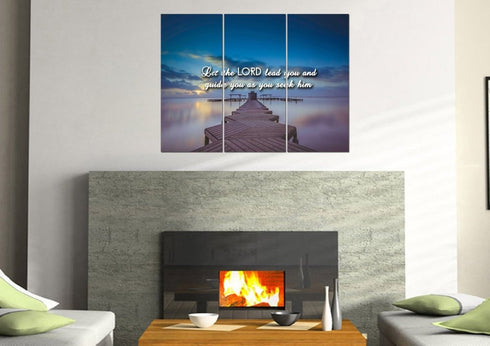 Let the Lord Lead You Canvas Wall Art Print