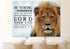 Lions Stare #11 Joshua 1:9 Be Strong and Courageous Wall Art