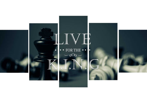 Live for the King Wall Art Canvas Print