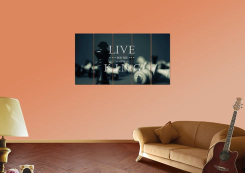Live for the King Wall Art Canvas Print