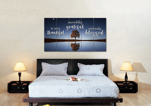 Lone Tree #1 Thankful, Grateful & Blessed Sign