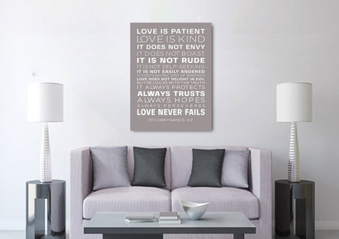 Love is Patient, Love is Kind #14 Canvas Print