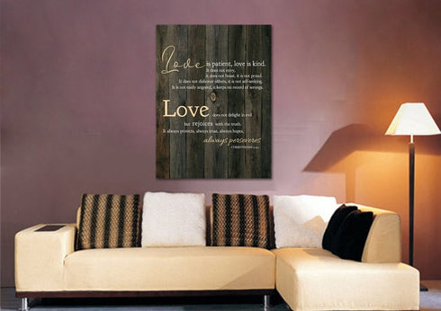 Love is Patient, Love is Kind #17 Canvas Print