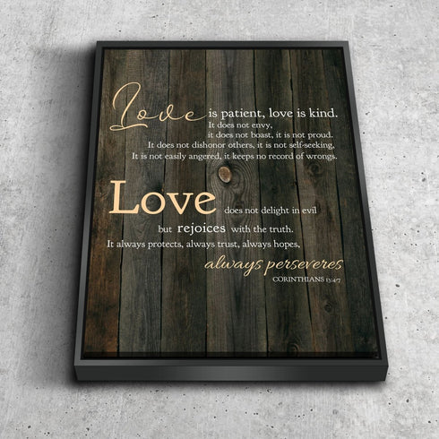 Love is Patient, Love is Kind #17 Canvas Print