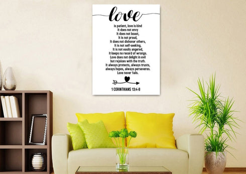 Love is Patient, Love is Kind #2 Canvas Print