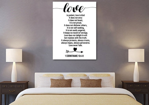 Love is Patient, Love is Kind #2 Canvas Print