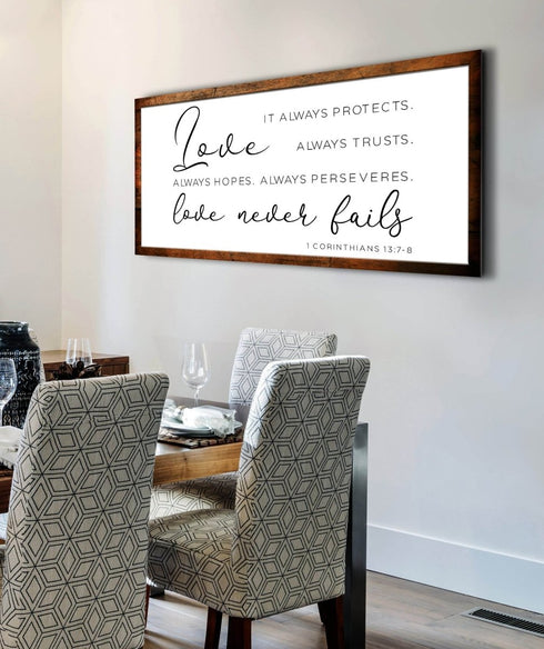 Love is Patient, Love is Kind #4 Canvas Print