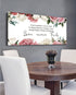 #8 Rose Border & Love is Patient, Love is Kind Canvas Print