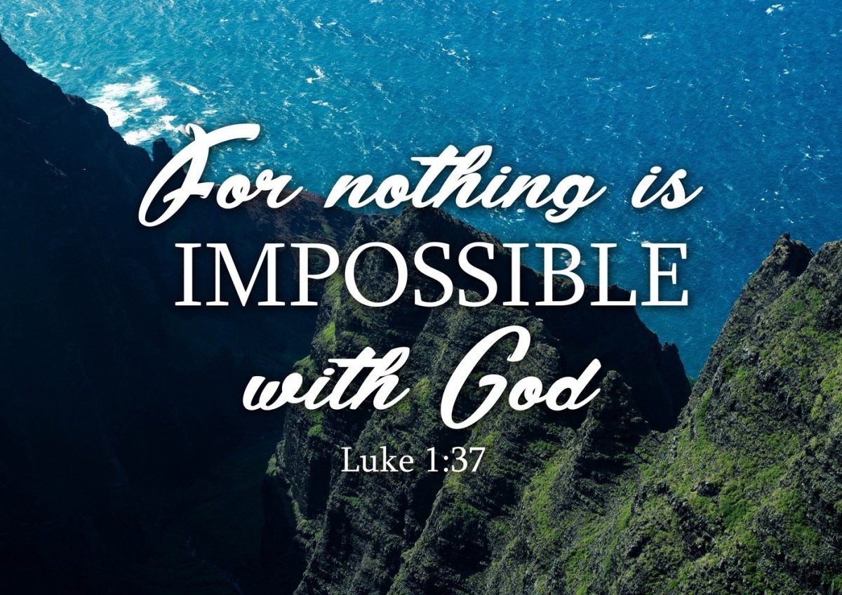 Luke 1 37 For Nothing Is Impossible With God Canvas Wall Art Print luke-1-37-for-nothing-is-impossible-with-god-canvas-wall-art-print