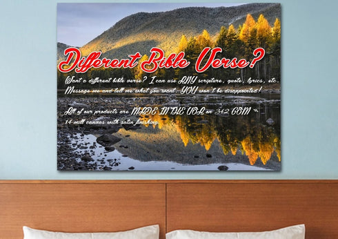 Luke 2:14 Glory to God in the Highest Canvas Wall Art Print