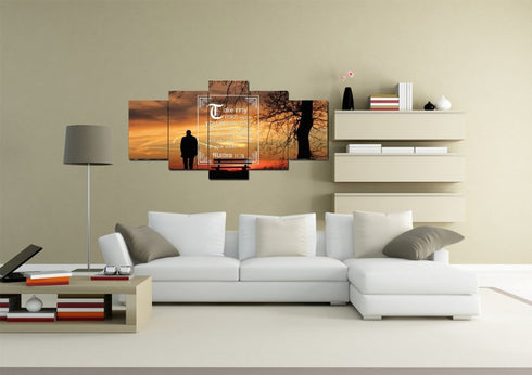 Matthew 11:29 Canvas Wall Art Print - Christian Walls