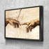 Michelangelo's Creation of Adam Canvas Wall Art