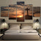Mount Calvary Sunrise & Sunset - Christian Canvas Wall Art