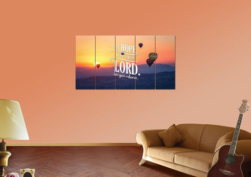 My Hope is in You Lord in you Alone Wall Art Canvas Print