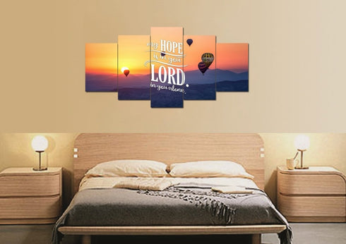 My Hope is in You Lord in you Alone Wall Art Canvas Print