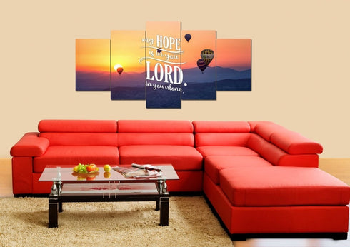 My Hope is in You Lord in you Alone Wall Art Canvas Print