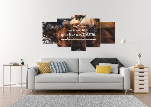 My Sin was Great, Your Love was Greater Canvas Wall Art Print