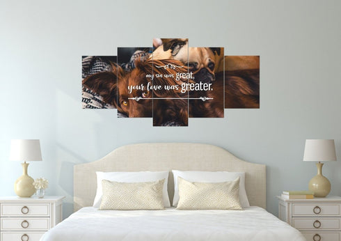 My Sin was Great, Your Love was Greater Canvas Wall Art Print