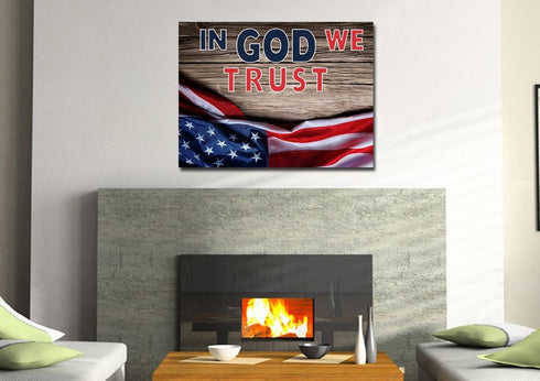 On Board #8 American Flag Patriotic Wall Art