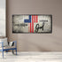 One Nation Under God #16 American Flag Patriotic Wall Art
