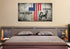 One Nation Under God #16 American Flag Patriotic Wall Art