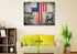 One Nation Under God #16 American Flag Patriotic Wall Art