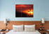 Orange Sunset on Cross #3 Canvas