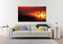 Orange Sunset on Cross #3 Canvas
