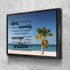 Palm Trees #11 & Serenity Prayer Wall Art