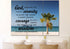 Palm Trees #11 & Serenity Prayer Wall Art
