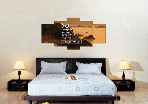Philippians 2:14 Canvas Wall Art Print - Christian Walls
