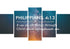 Philippians 4:13 KJV #4 Bible Verse Canvas Wall Art